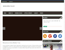 Tablet Screenshot of aishawelfaretrust.org